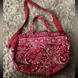 vera bradley weekender bag with strap